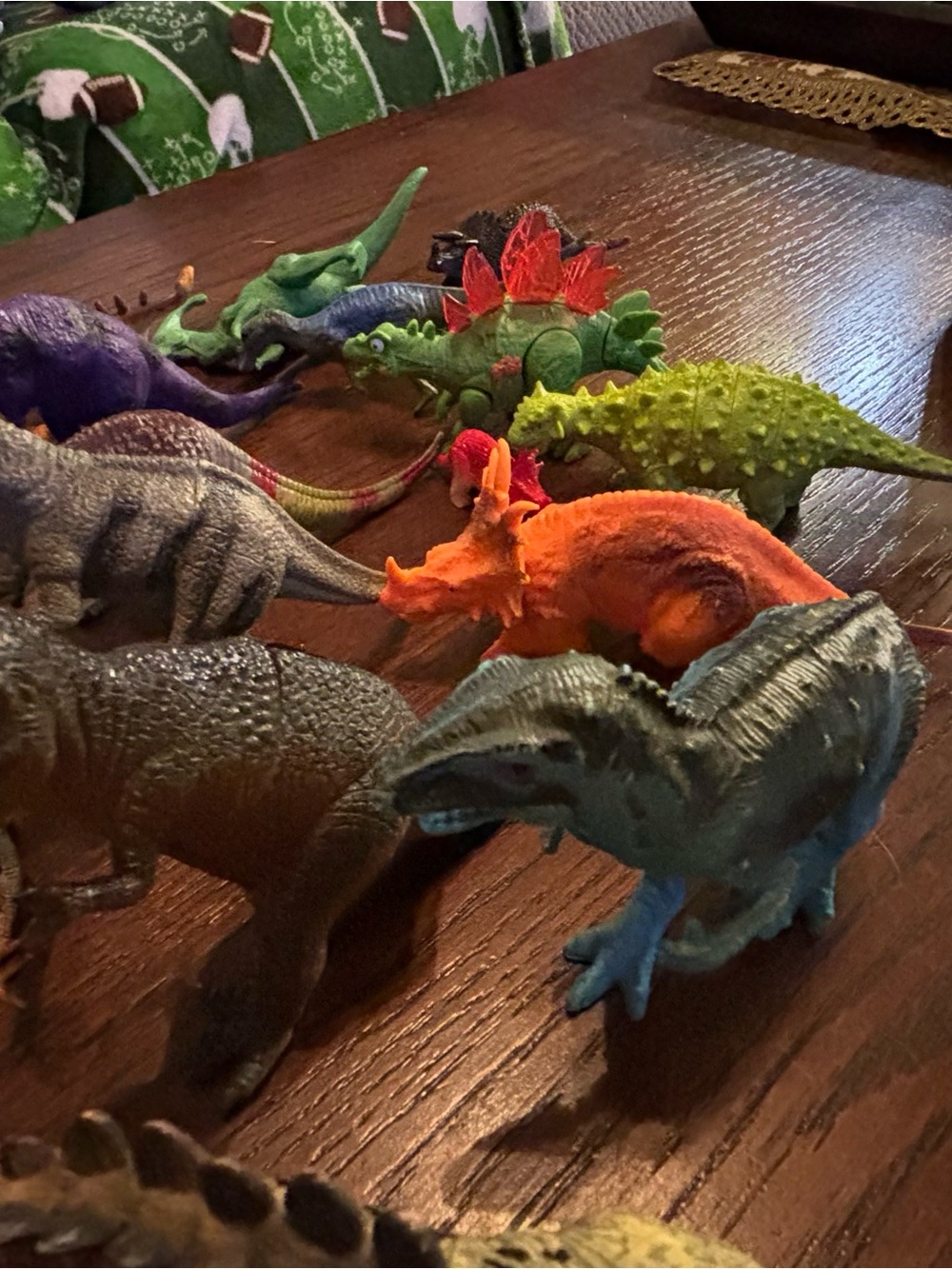 25 Dinosaur Figure Lot Mixed Plastic T-Rex Spinosaurus Stegosaurus Brachiosaurus - Picture 5 of 11
